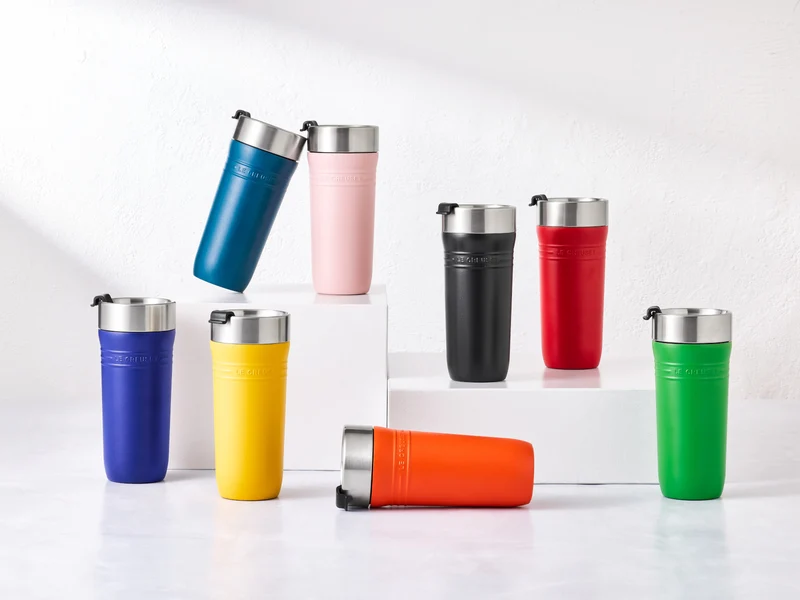 Le Creuset On The Go Thermobecher bamboo green 350ml