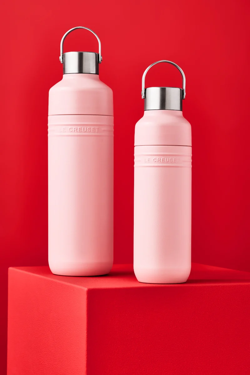 Le Creuset On The Go Trinkflasche shell pink 1l