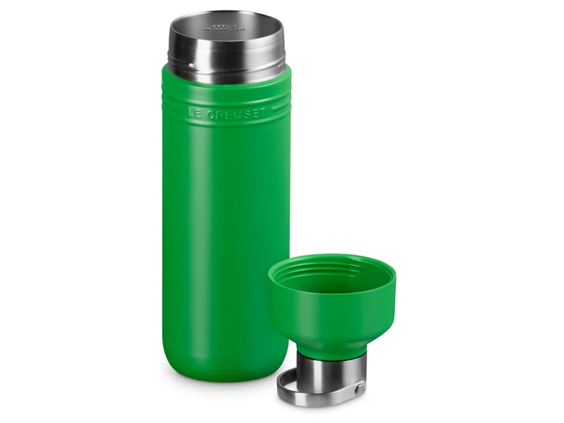 Le Creuset On The Go Trinkflasche bamboo green 1l
