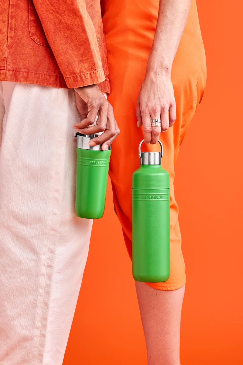 Le Creuset On The Go Trinkflasche bamboo green 1l