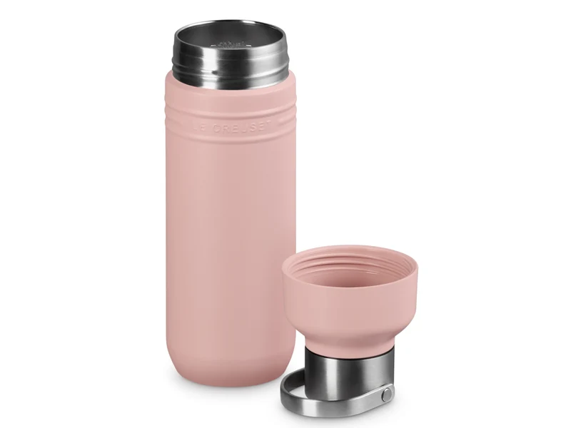 Le Creuset On The Go Trinkflasche shell pink 500ml