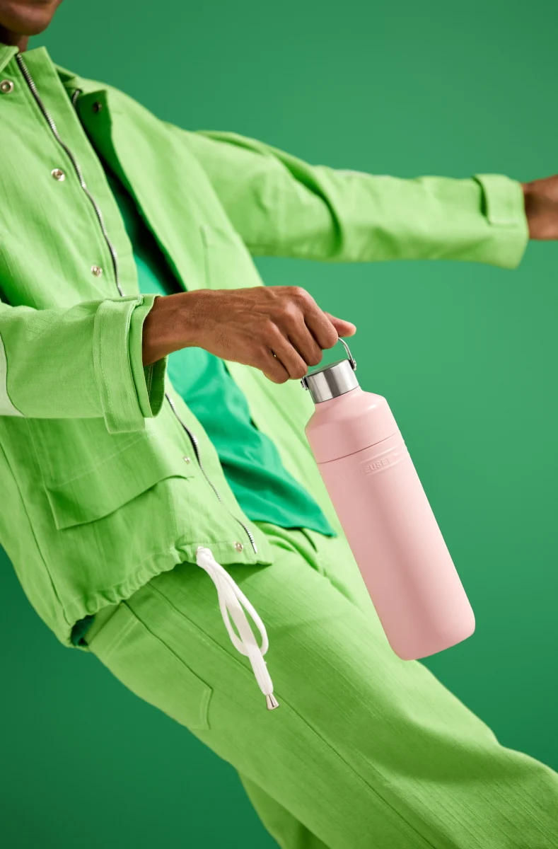 Le Creuset On The Go Trinkflasche shell pink 500ml