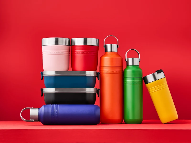 Le Creuset On The Go Trinkflasche bamboo green 500ml
