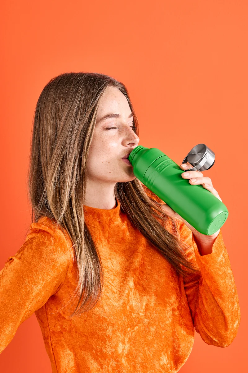 Le Creuset On The Go Trinkflasche bamboo green 500ml