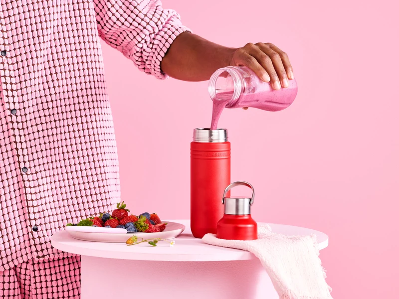Le Creuset On The Go Trinkflasche kirschrot 500ml