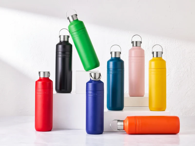 Le Creuset On The Go Trinkflasche schwarz matt 500ml