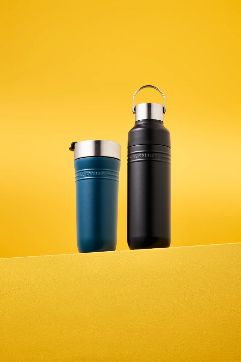 Le Creuset On The Go Trinkflasche schwarz matt 500ml