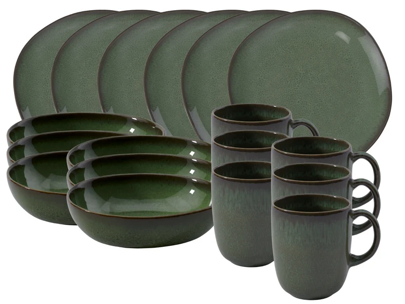 like. by Villeroy & Boch Lave vert Frühstücksset 18tlg