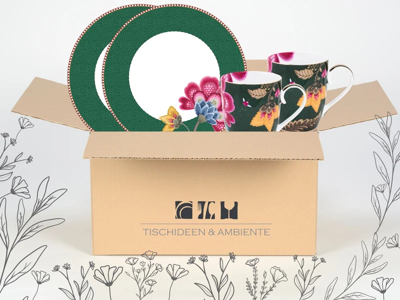 PIP STUDIO Fantasy Green Geschenkbox 4tlg