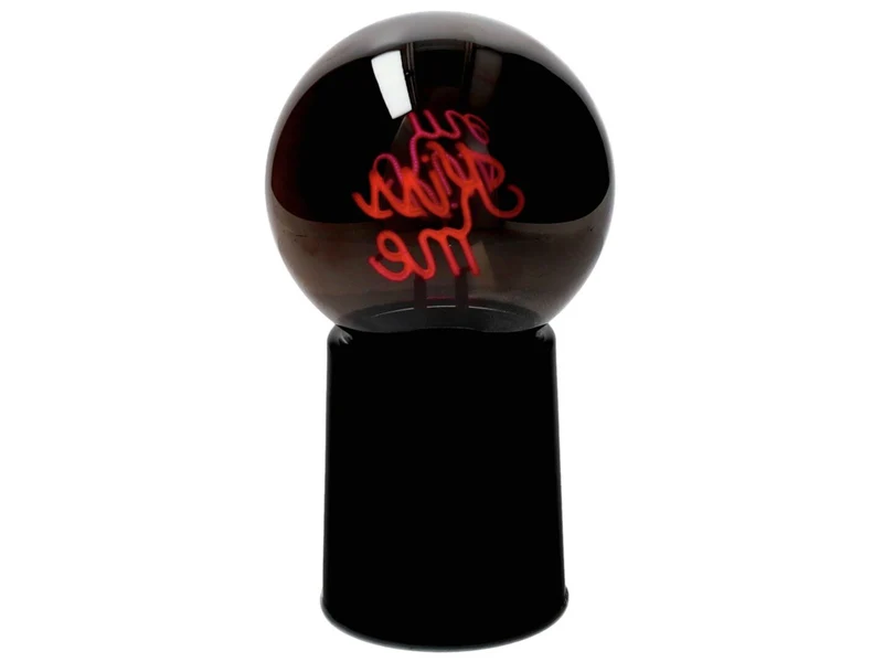 Giftcompany Glowmance LED-Leuchtkugel Neonlicht Kiss me schwarz 21cm