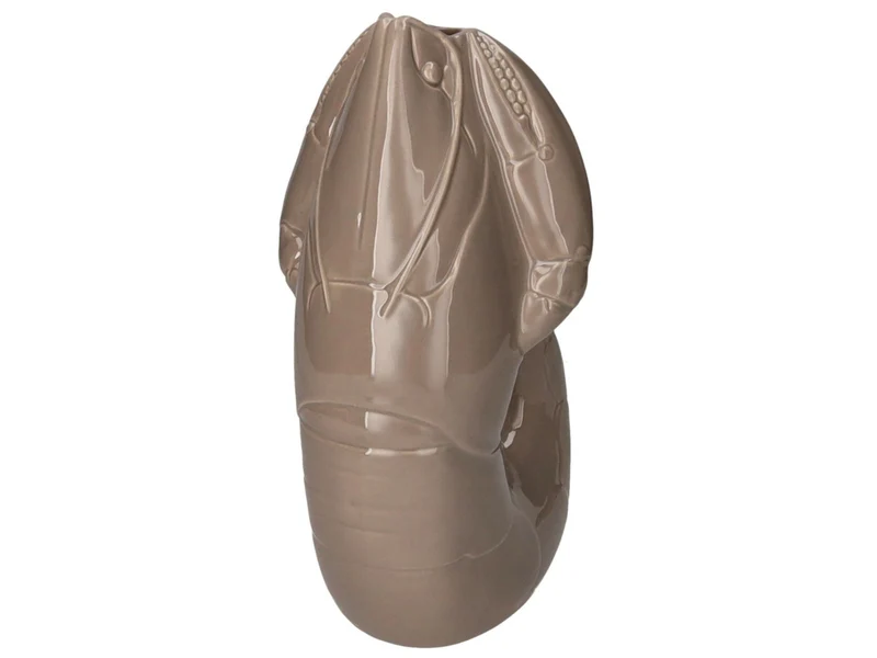 Giftcompany Madame Crevette Hummer Vase L sandstone 32cm