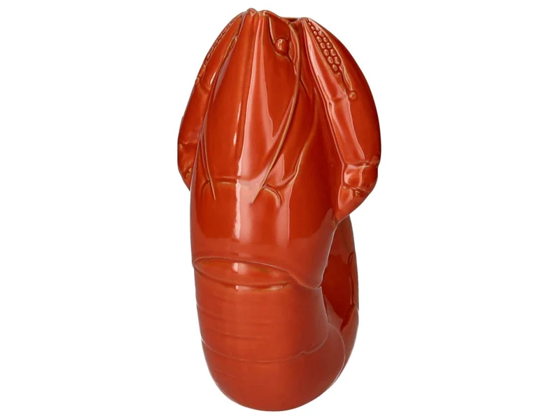 Giftcompany Madame Crevette Hummer Vase L orangerot 32cm