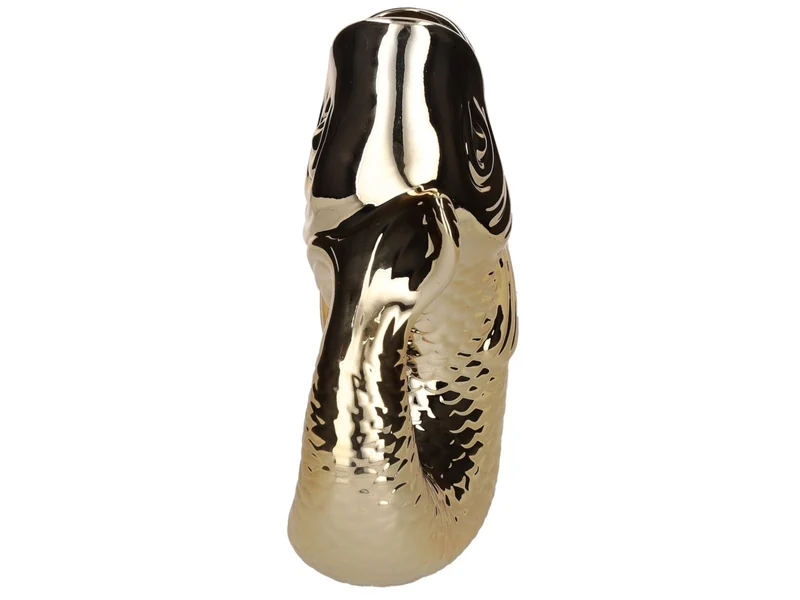 Giftcompany Monsieur Carafon Vase / Karaffe Fisch L gold 2,7l