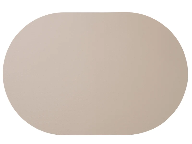 ASA leather optic fine Tischset oval stone 49,5x33cm