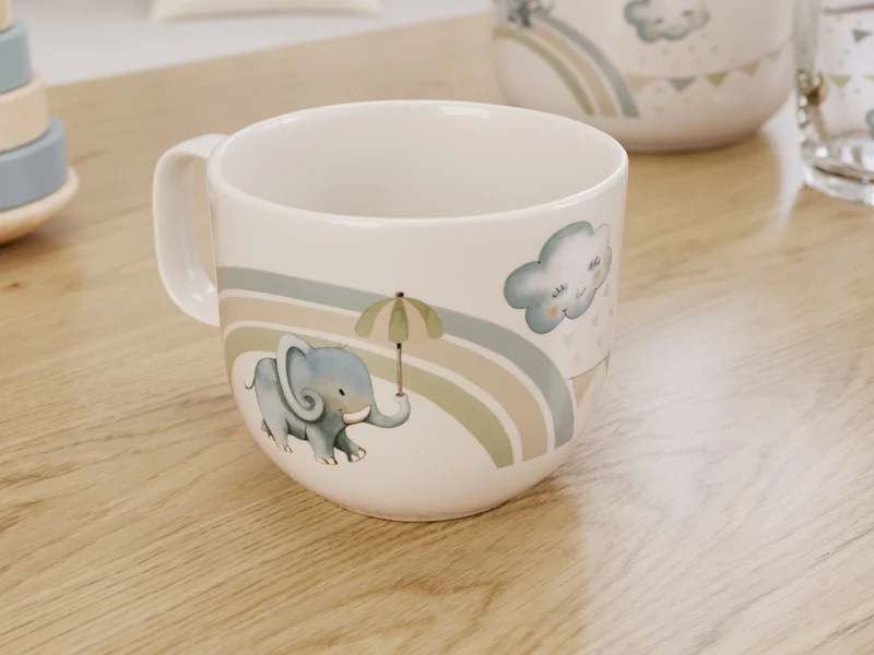 Villeroy & Boch Walk like an Elephant Kinderbecher mit Henkel klein 0,17l