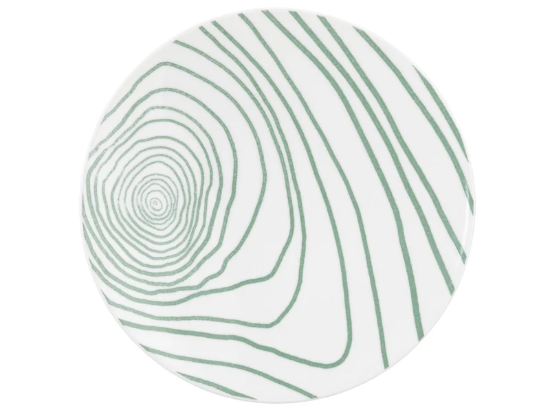 Seltmann Weiden Life Nature Jahresringe grün Frühstücksteller rund 22,5cm