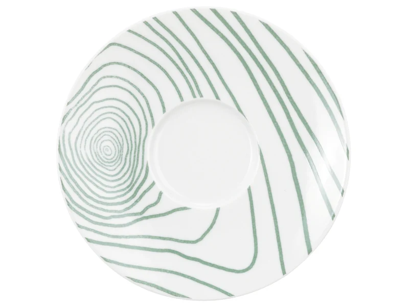 Seltmann Weiden Life Nature Jahresringe grün Kombi-Untertasse 16,5cm