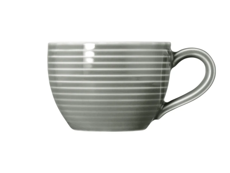 Seltmann Weiden Beat Perlgrau uni Espressoobertasse 0,11l mit Relief
