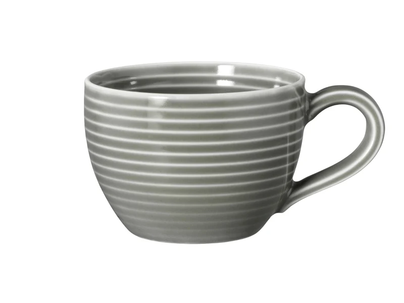 Seltmann Weiden Beat Perlgrau uni Espressoobertasse 0,11l mit Relief