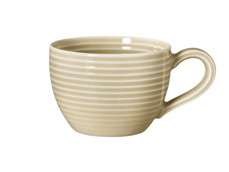 Seltmann Weiden Beat Sandbeige uni Espressoobertasse 0,11l mit Relief