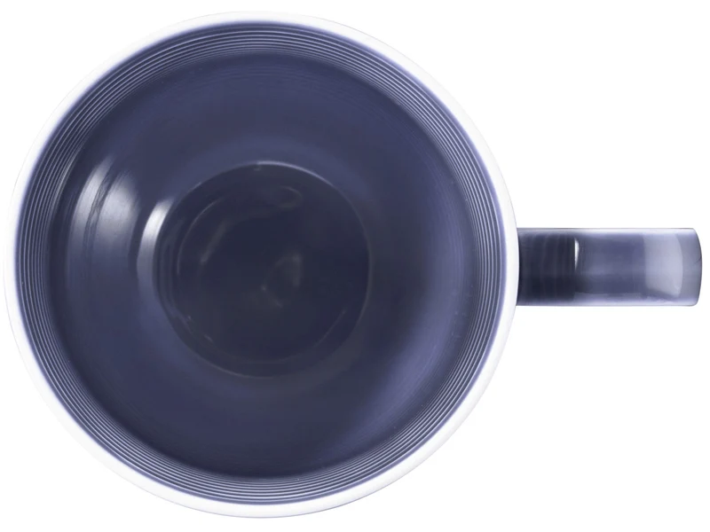 Seltmann Weiden Beat Fliederblau uni Becher mit Henkel 0,35l mit Relief