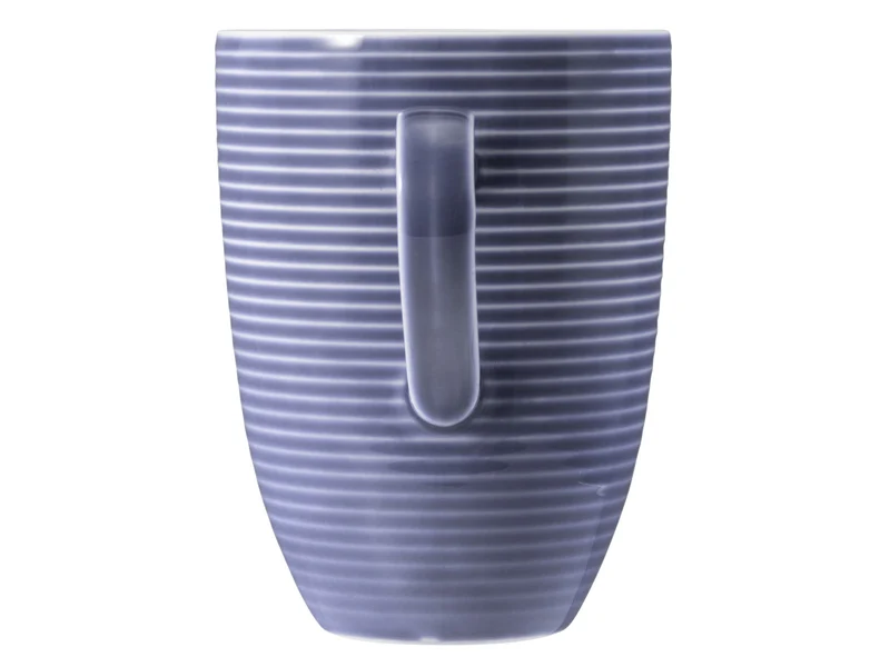 Seltmann Weiden Beat Fliederblau uni Becher mit Henkel 0,35l mit Relief