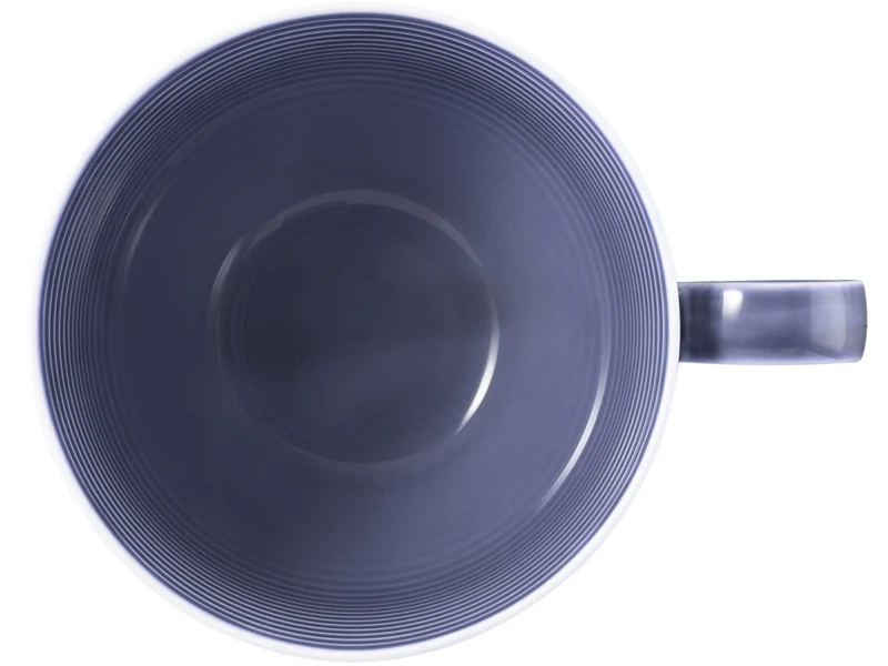 Seltmann Weiden Beat Fliederblau uni Milchkaffeeobertasse 0,35l mit Relief