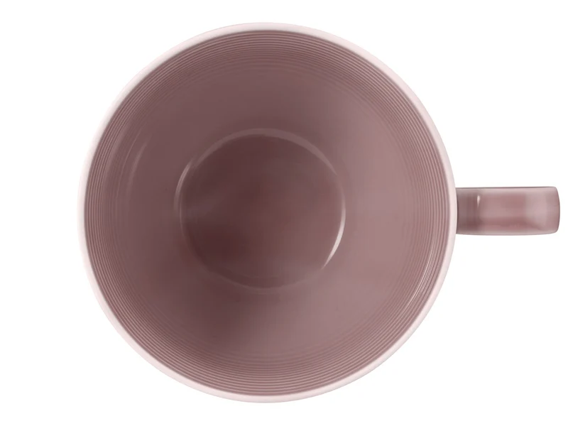Seltmann Weiden Beat Altrosa uni Milchkaffeeobertasse 0,35l mit Relief