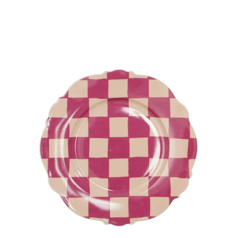 Lexi Frühstücksteller rosa - h1,5xd21cm