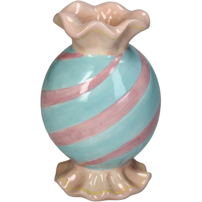 Kerzenständer Candy Fine Earthenware Multi 10.1x8.6x16.2cm