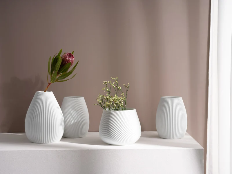 ASA rica Vase weiß 16 cm