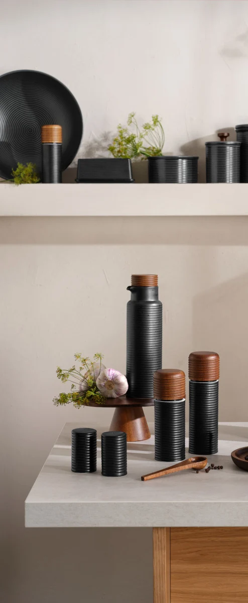 ASA kitchen'art Vorratsdose schwarz Ø 9,5 cm