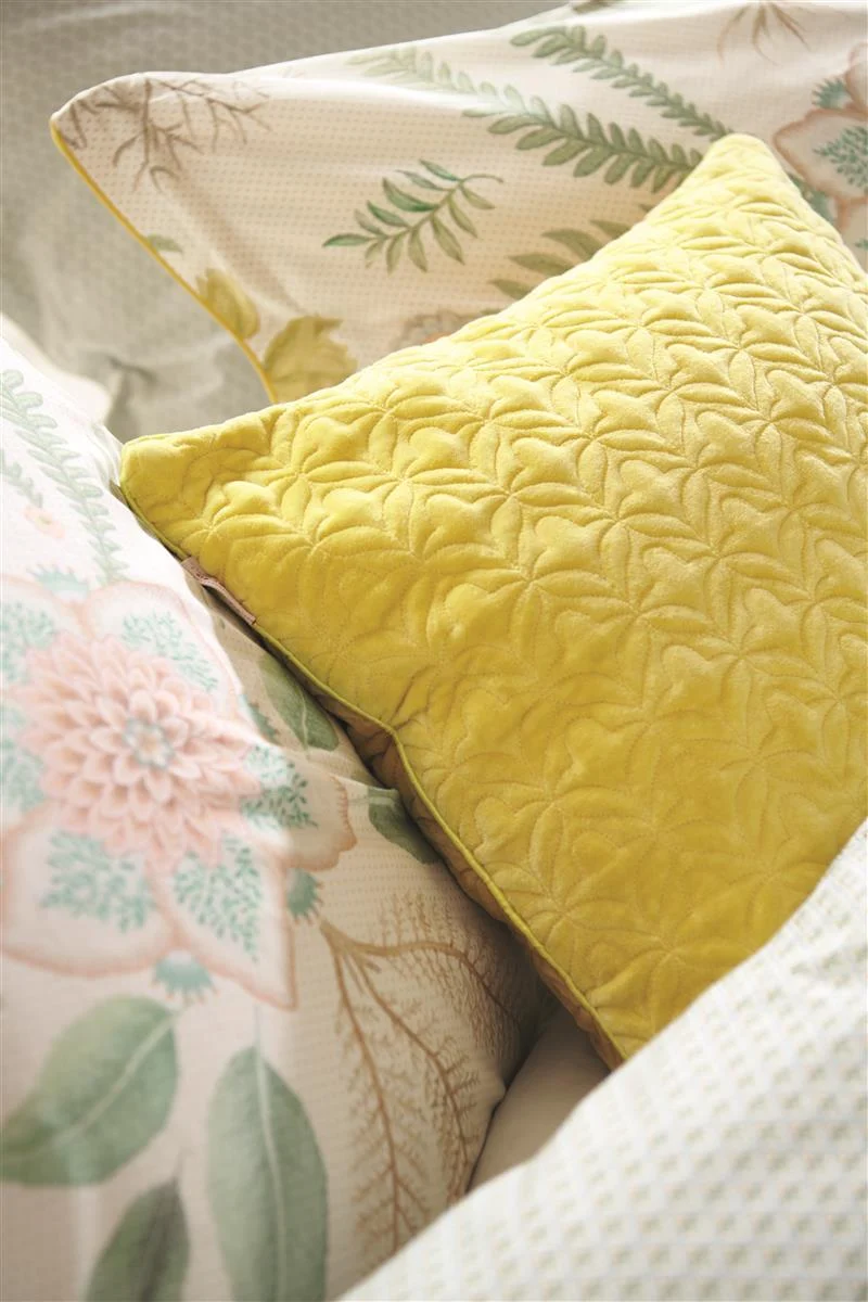 PIP STUDIO Quilty Dreams Kissen bright yellow 45x45cm (1 Stück)