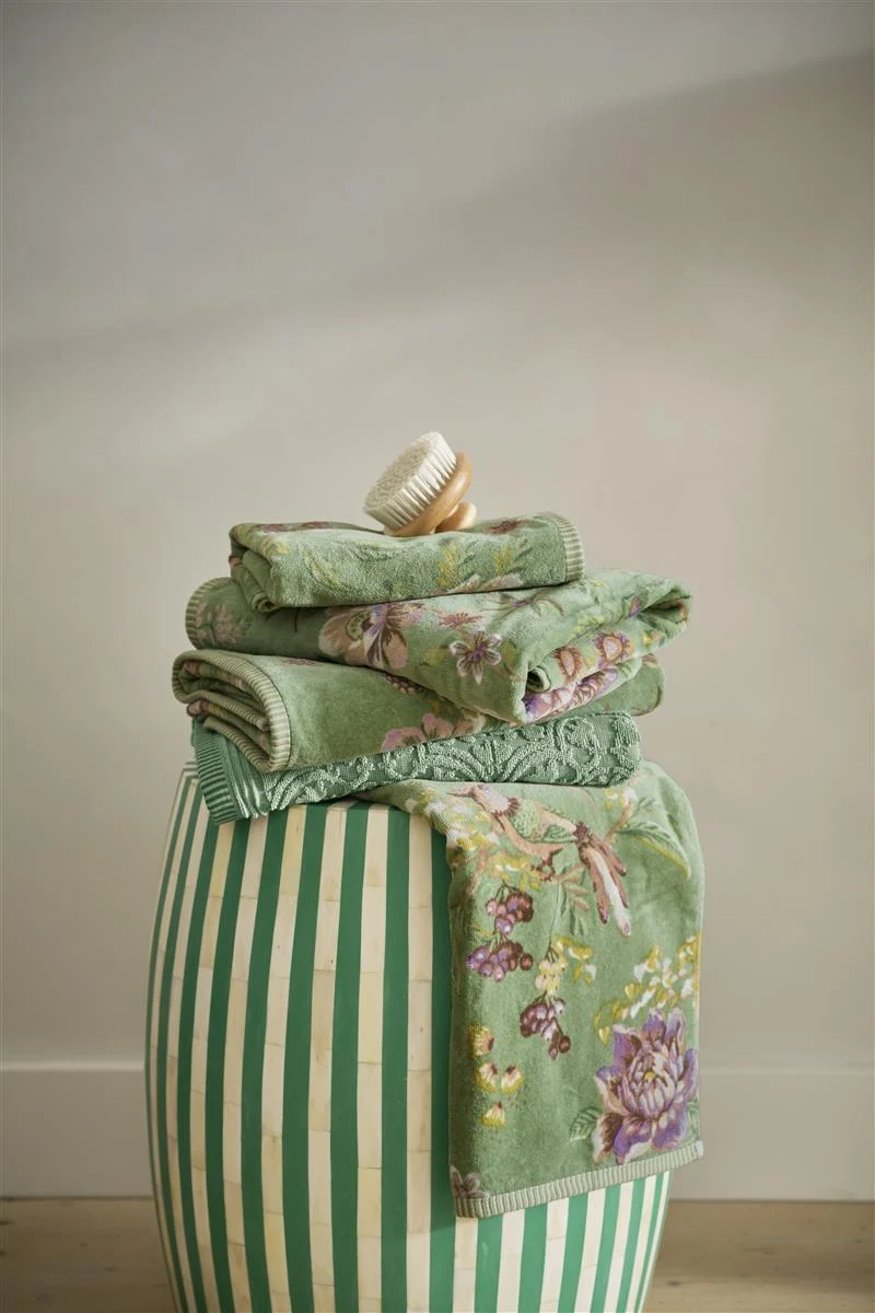 PIP STUDIO Secret Garden Handtuch green 55x100cm (1 Stück)