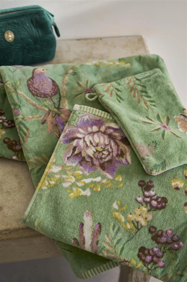 PIP STUDIO Secret Garden Handtuch green 55x100cm (1 Stück)