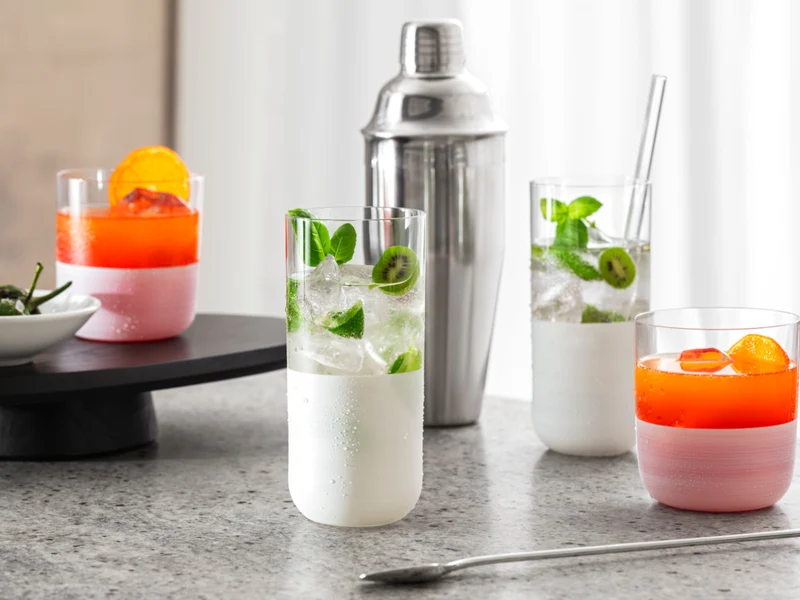 Villeroy & Boch Manufacture Rock blanc Longdrinkbecher Set 4tlg