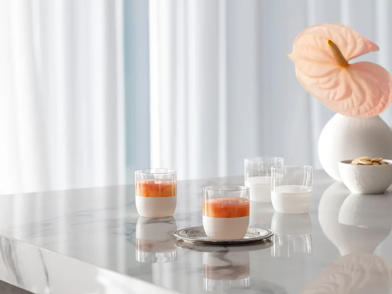 Villeroy & Boch Manufacture Rock blanc Whiskybecher Set 4tlg