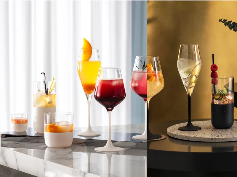 Villeroy & Boch Manufacture Rock blanc Champagnerglas Set 4tlg