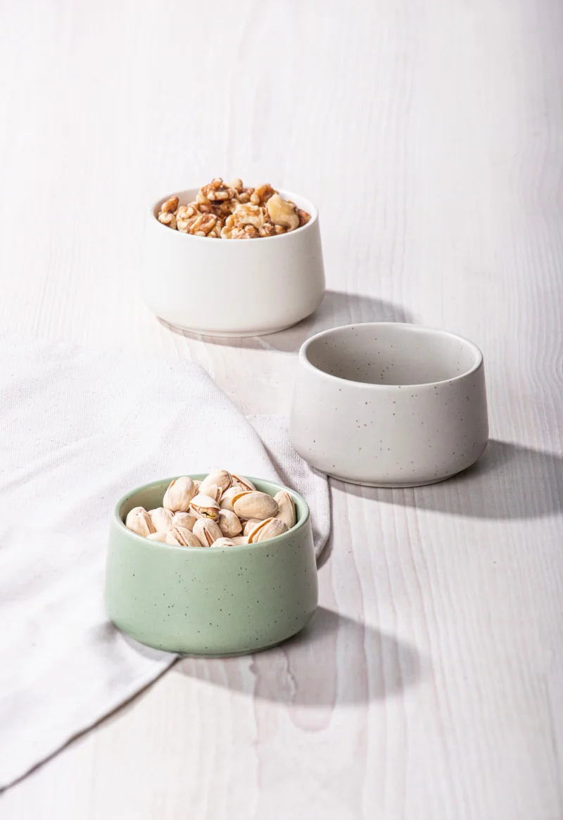 Ladelle ELEMENTS Schalenset mittel weiß Set3