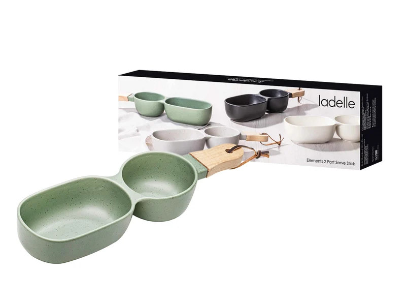 Ladelle ELEMENTS Servier-Stick salbeigrün 2tlg