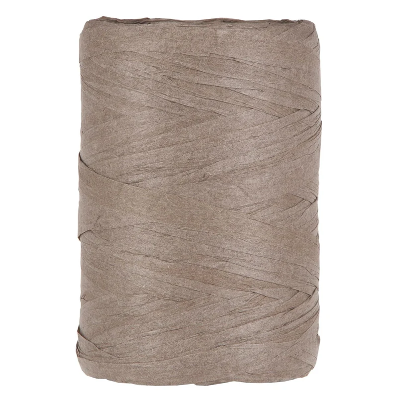 PAPIER-RAFFIA 5-8MM 100MTR DUNKELGRAU