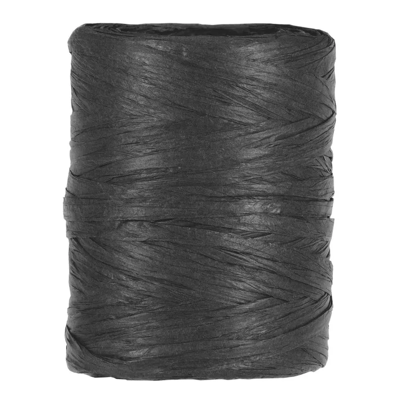 PAPIERBAST 5-8MM 100MTR SCHWARZ