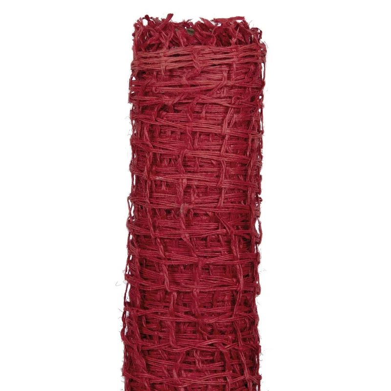 JUTE-NETZ 60CM 5MTR ROT