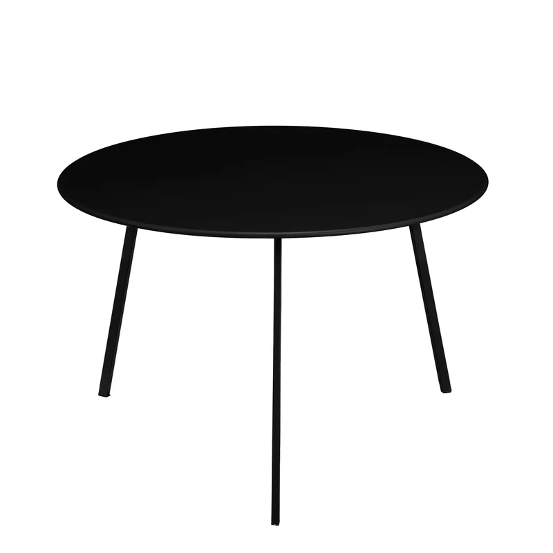 Seatle Beistelltisch schwarz - h38xd58cm
