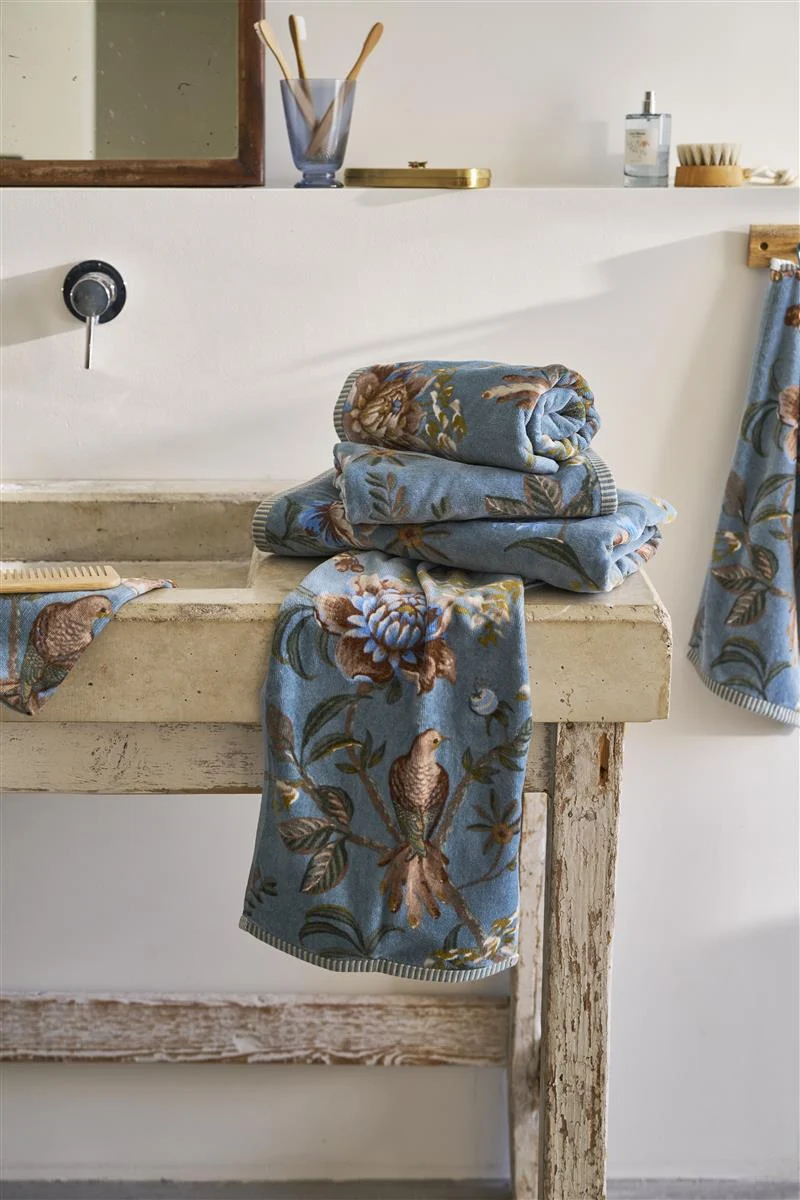 PIP STUDIO Secret Garden Handtuch blue 55x100cm (1 Stück)