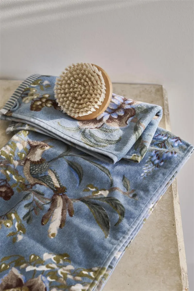 PIP STUDIO Secret Garden Handtuch blue 55x100cm (1 Stück)