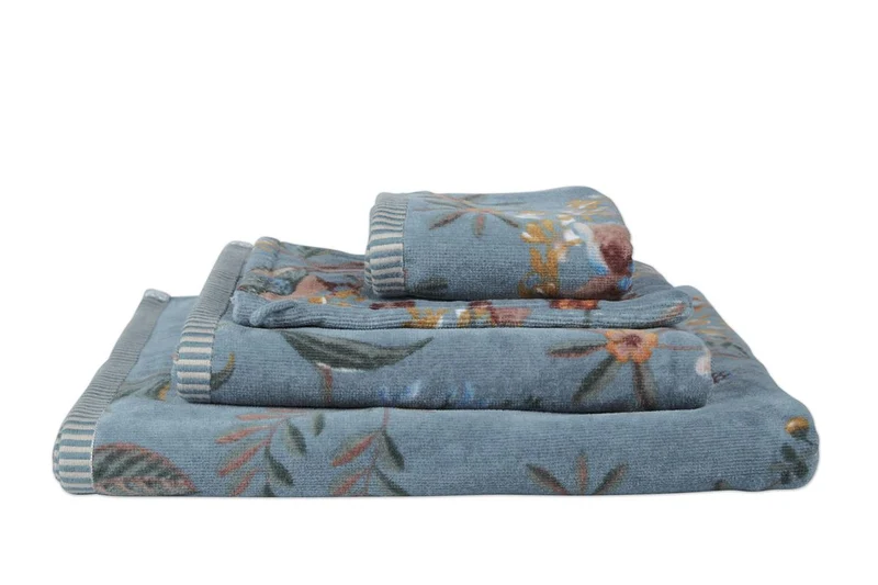 PIP STUDIO Secret Garden Duschtuch blue 70x140cm (1 Stück)