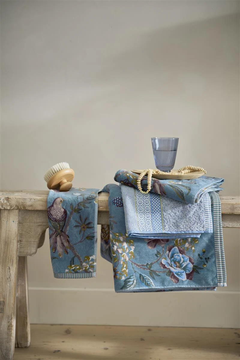 PIP STUDIO Secret Garden Duschtuch blue 70x140cm (1 Stück)