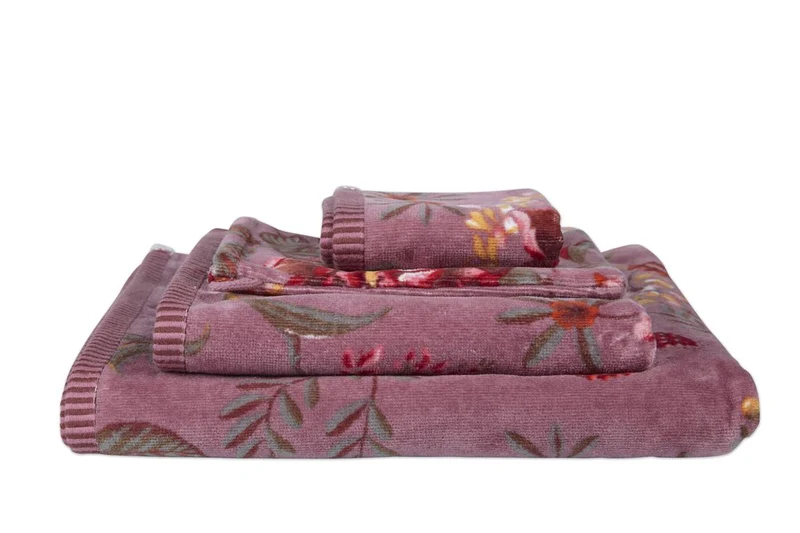 PIP STUDIO Secret Garden Waschhandschuh mauve 16x22cm (1 Stück)
