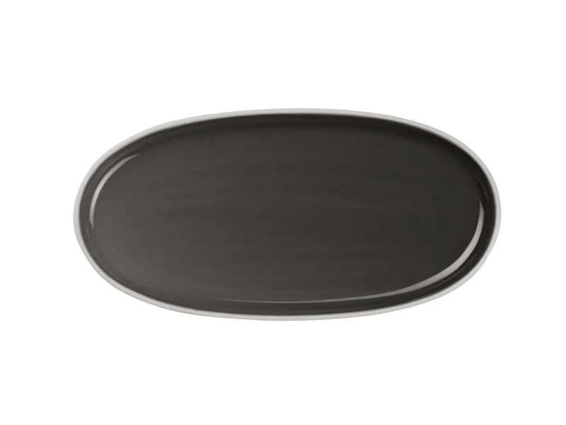 ASA semana Aperitifteller oval caviar 20x10x2,2cm